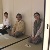 越前手漉き襖紙・本鳥の子　in 四天王寺・客殿