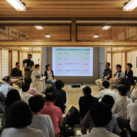 越前手漉き襖紙・本鳥の子　in 四天王寺・客殿