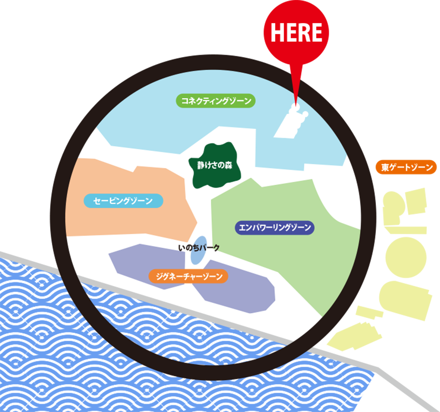 ドイツパビリオン屋外ステージ